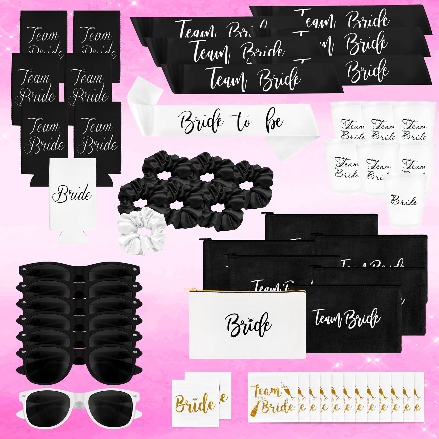 56-Piece Bachelorette Party Favors Set