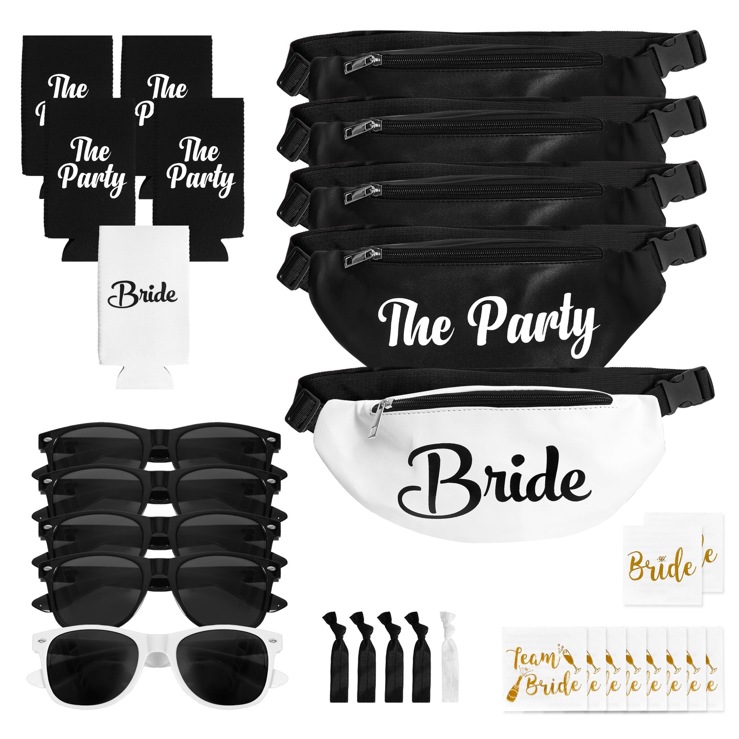 30-pc Bachelorette Fanny Packs Set
