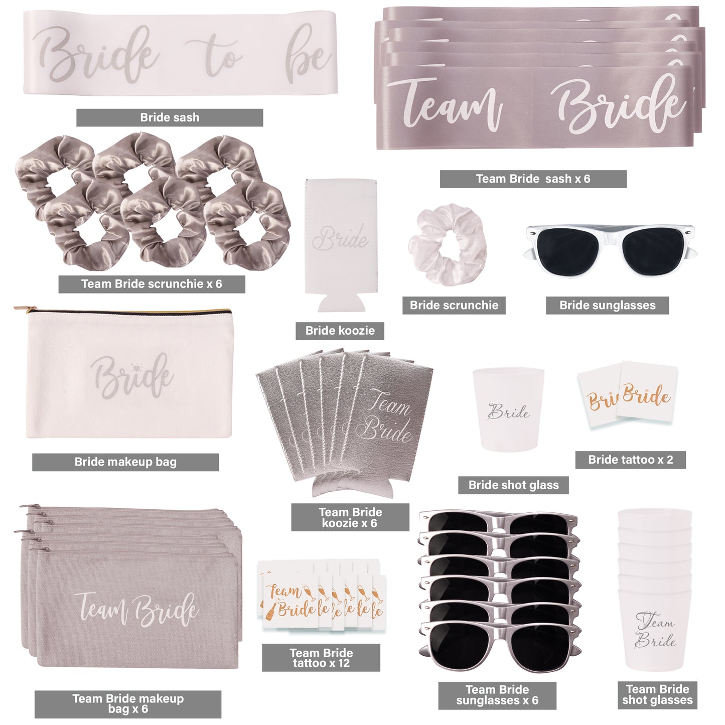 56-Piece Bachelorette Party Favors Set